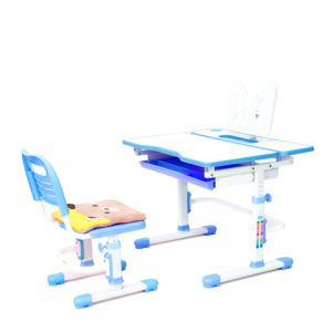 Комплект парта и стул Comfort-07, цвет голубой